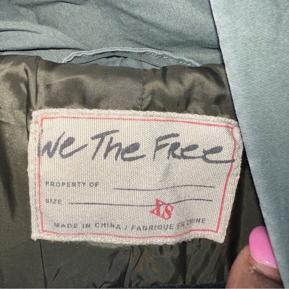 We The Free XS - XL Duffle Puffer Green Hooded Jacket - Picture 6 of 8